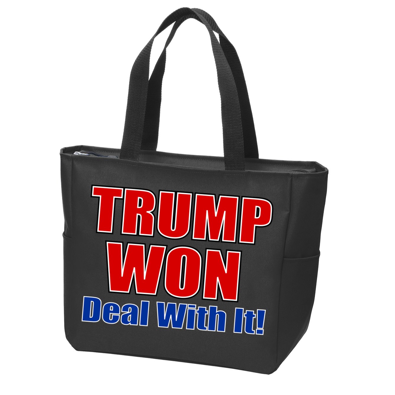 Trump Won Deal With It Zip Tote Bag