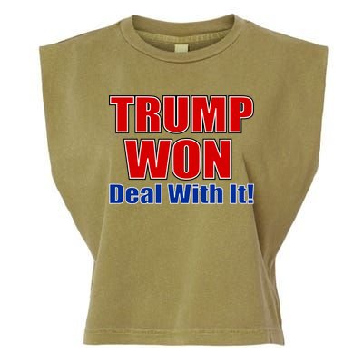 Trump Won Deal With It Garment-Dyed Women's Muscle Tee