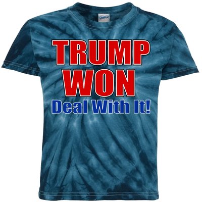 Trump Won Deal With It Kids Tie-Dye T-Shirt