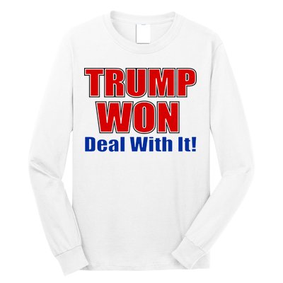Trump Won Deal With It Long Sleeve Shirt
