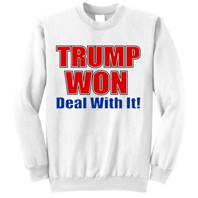 Trump Won Deal With It Sweatshirt