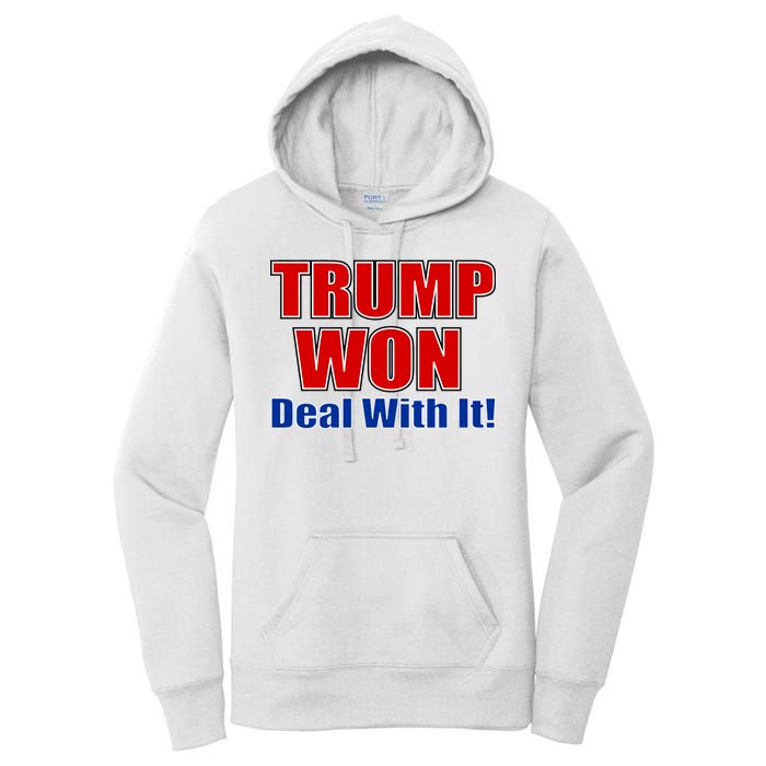 Trump Won Deal With It Women's Pullover Hoodie