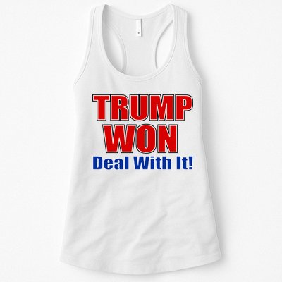 Trump Won Deal With It Womens Tank Top