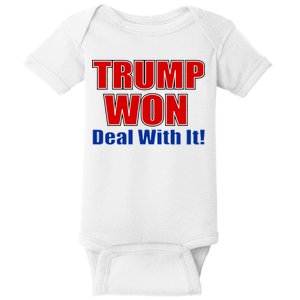 Trump Won Deal With It Baby Bodysuit