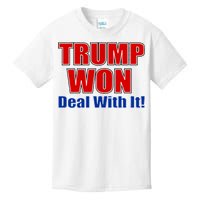 Trump Won Deal With It Kids T-Shirt