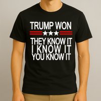 Trump Won They Know It I Know It You Know It T-Shirt
