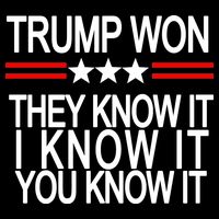 Trump Won They Know It I Know It You Know It Backpack