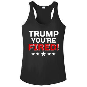 Trump You're Fired! Pro Biden Ladies PosiCharge Competitor Racerback Tank