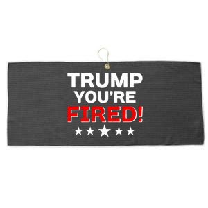 Trump You're Fired! Pro Biden Large Microfiber Waffle Golf Towel