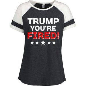 Trump You're Fired! Pro Biden Enza Ladies Jersey Colorblock Tee