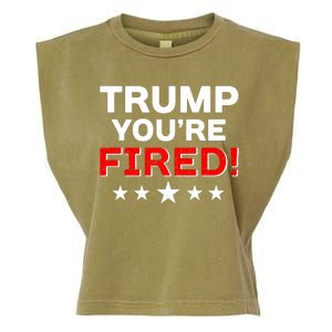 Trump You're Fired! Pro Biden Garment-Dyed Women's Muscle Tee