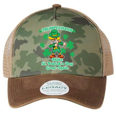 Trumpechaun - Make St Patrick's Day Great Again Legacy Tie Dye Trucker Hat