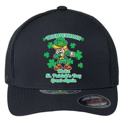 Trumpechaun - Make St Patrick's Day Great Again Flexfit Unipanel Trucker Cap