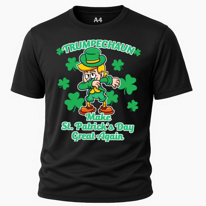 Trumpechaun - Make St Patrick's Day Great Again Cooling Performance Crew T-Shirt