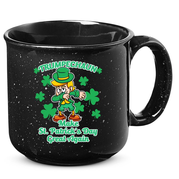 Trumpechaun - Make St Patrick's Day Great Again 15oz Campfire Ceramic Mug