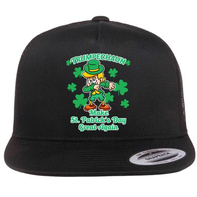 Trumpechaun - Make St Patrick's Day Great Again Flatbill Hat