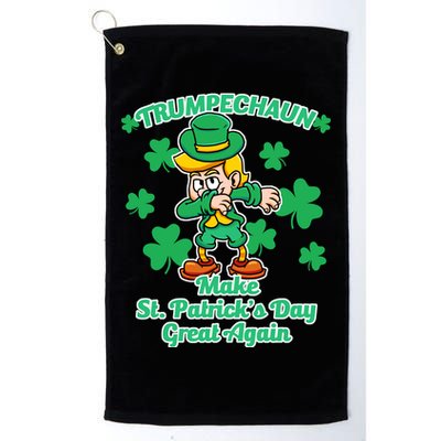 Trumpechaun - Make St Patrick's Day Great Again Golf Towel