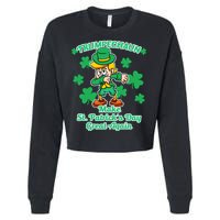 Trumpechaun - Make St Patrick's Day Great Again Cropped Pullover Crew