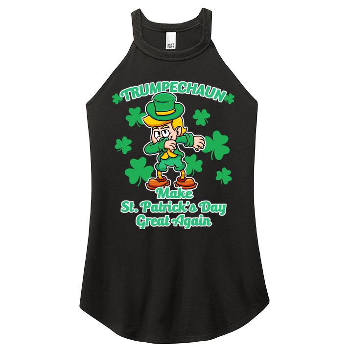 Trumpechaun - Make St Patrick's Day Great Again Women's Perfect Tri Rocker Tank