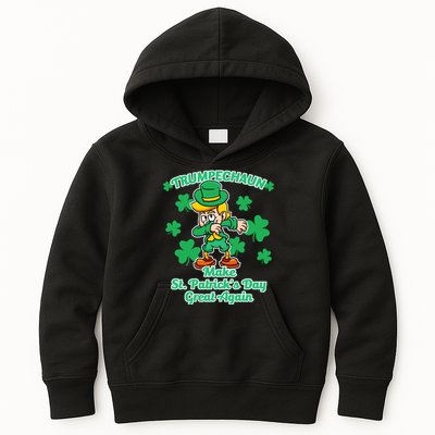 Trumpechaun - Make St Patrick's Day Great Again Kids Hoodie