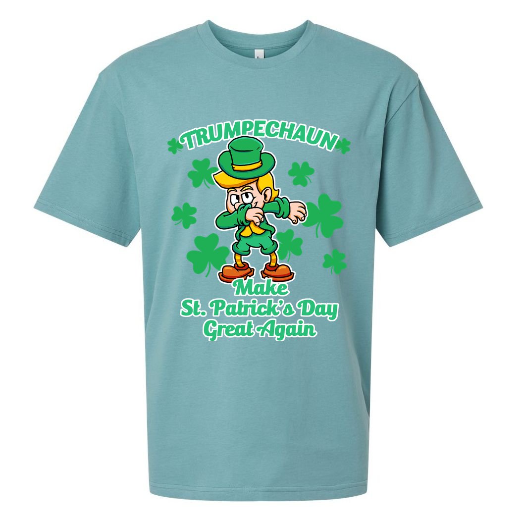 Trumpechaun - Make St Patrick's Day Great Again Sueded Cloud Jersey T-Shirt
