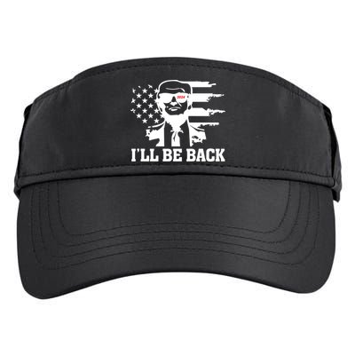 Trumpinator I'll Be Back 2024 Pro Trump Adult Drive Performance Visor