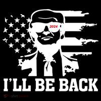 Trumpinator I'll Be Back 2024 Pro Trump 16 in Basic Backpack