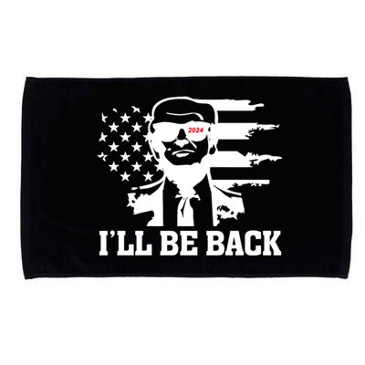 Trumpinator I'll Be Back 2024 Pro Trump Microfiber Hand Towel