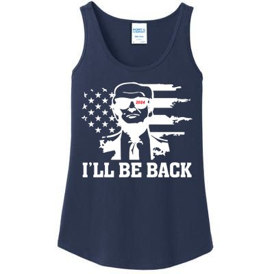 Trumpinator I'll Be Back 2024 Pro Trump Ladies Essential Tank