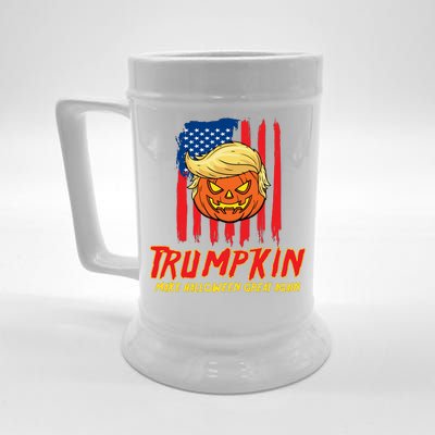 Trumpkin American Flag Make Halloween Great Again Beer Stein