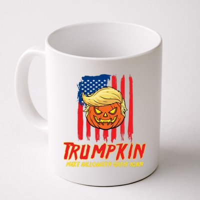 Trumpkin American Flag Make Halloween Great Again Coffee Mug