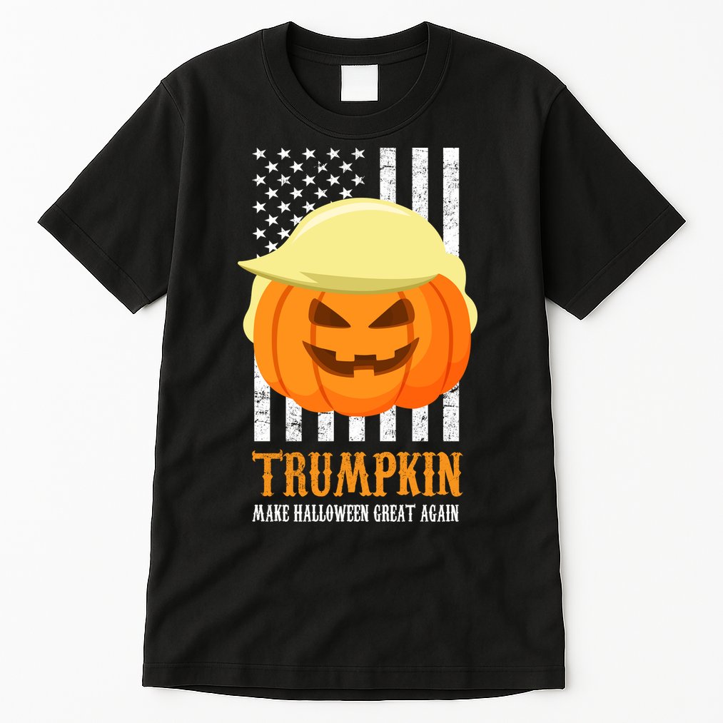 Trumpkin Donald Trump Funny Halloween Tall T-Shirt