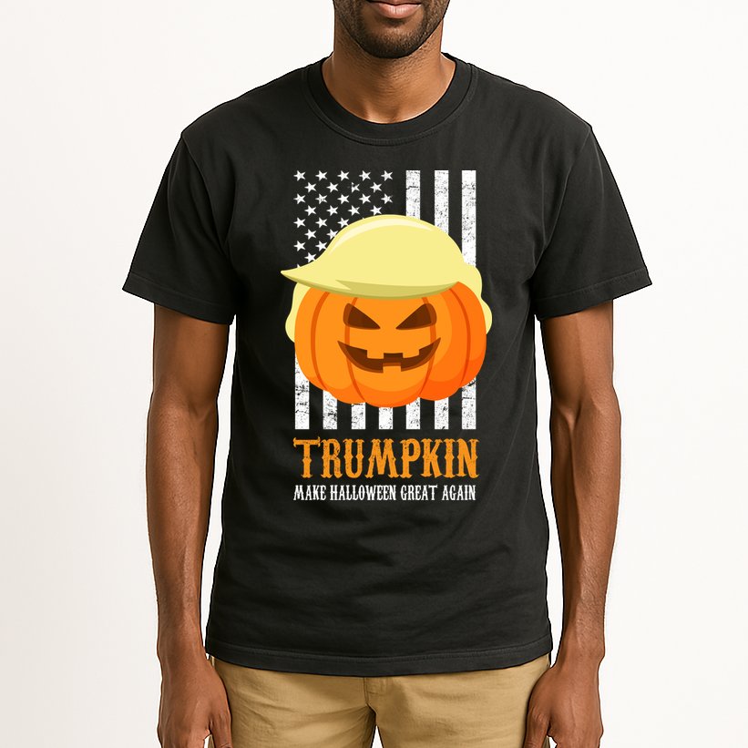 Trumpkin Donald Trump Funny Halloween Tall T-Shirt