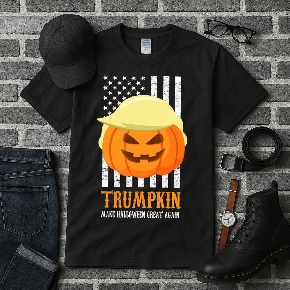 Trumpkin Donald Trump Funny Halloween Tall T-Shirt
