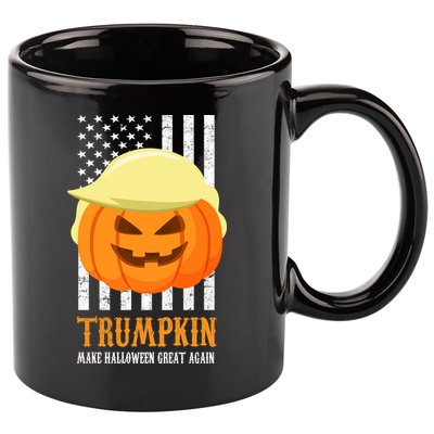 Trumpkin Donald Trump Funny Halloween 11oz C Handle Ceramic Mug