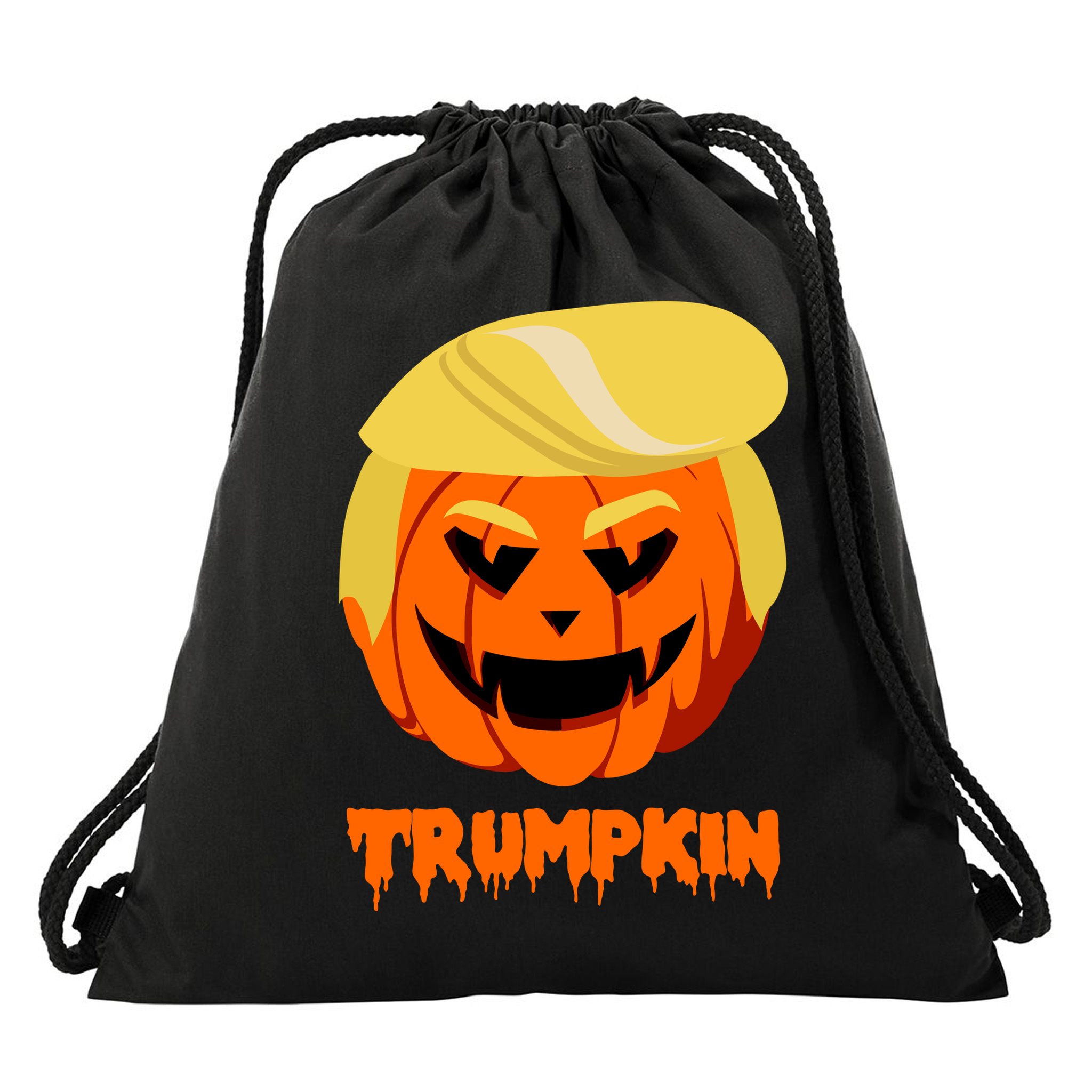 Trumpkin Funny Donald Trump Pumpkin Drawstring Bag