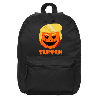 Trumpkin Funny Donald Trump Pumpkin 16 in Basic Backpack