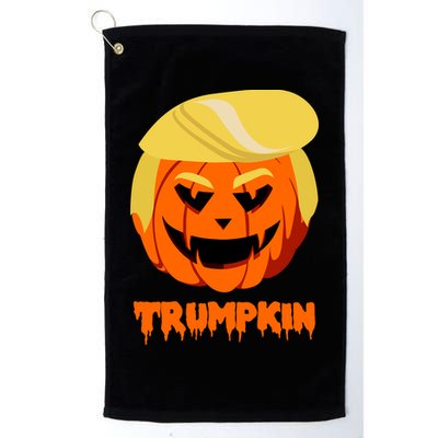Trumpkin Funny Donald Trump Pumpkin Golf Towel