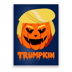 Trumpkin Funny Donald Trump Pumpkin Poster