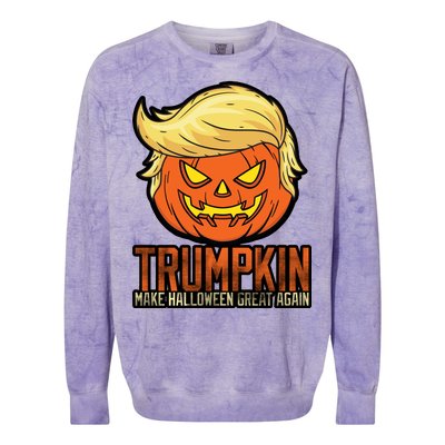 Trumpkin Make Halloween Great Again Colorblast Crewneck Sweatshirt