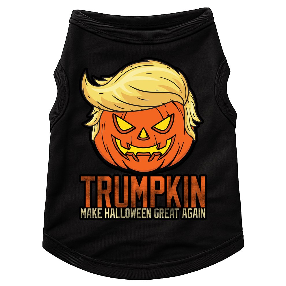 Trumpkin Make Halloween Great Again Doggie Tank