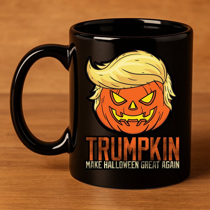 Trumpkin Make Halloween Great Again 11oz C Handle Ceramic Mug