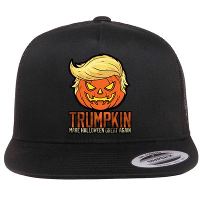 Trumpkin Make Halloween Great Again Flatbill Hat