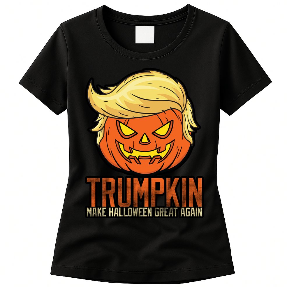 Trumpkin Make Halloween Great Again Womens T-Shirt