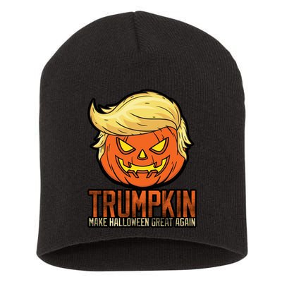 Trumpkin Make Halloween Great Again Short Acrylic Beanie