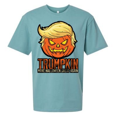 Trumpkin Make Halloween Great Again Sueded Cloud Jersey T-Shirt