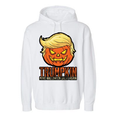 Trumpkin Make Halloween Great Again Garment-Dyed Fleece Hoodie