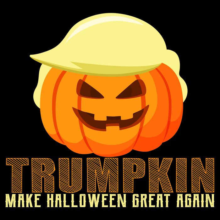 Trumpkin Make Halloween Great Again Donald Trump Baby Bodysuit