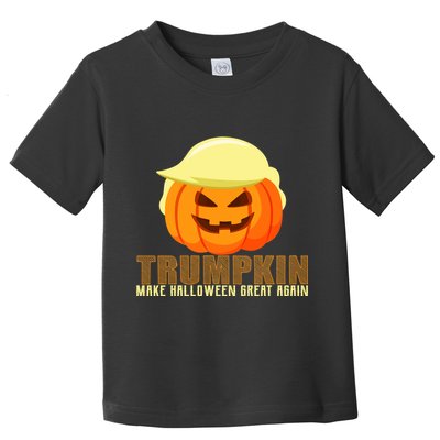 Trumpkin Make Halloween Great Again Donald Trump Toddler T-Shirt