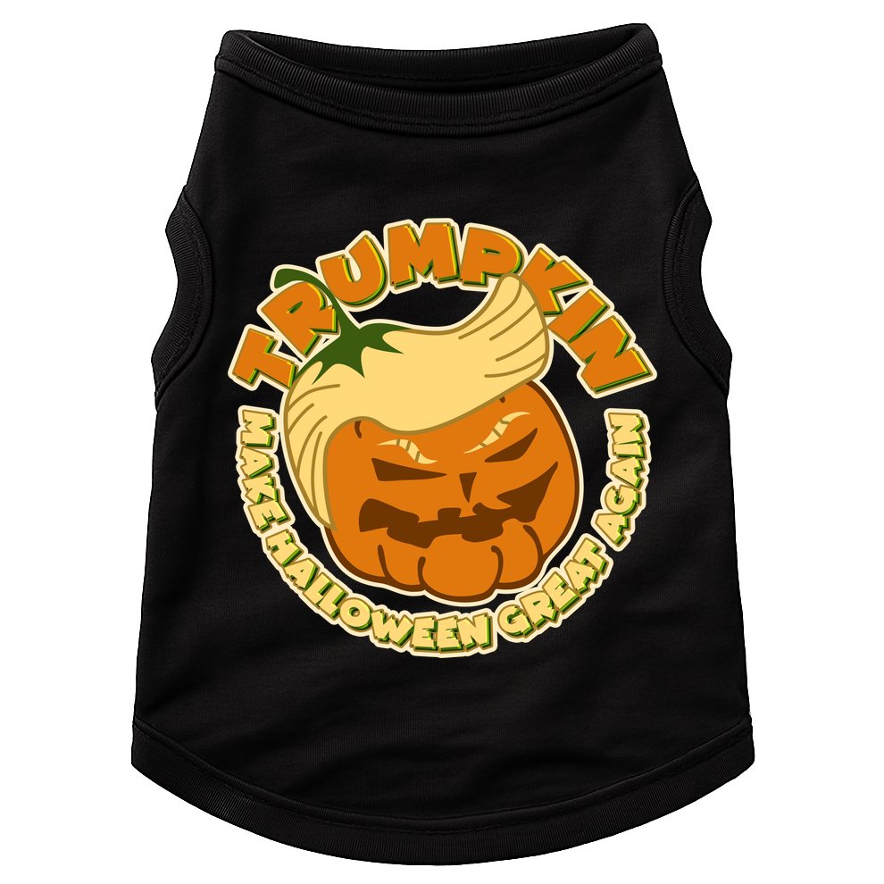 Trumpkin Make Halloween Great Again Fun Pumpkin Doggie Tank